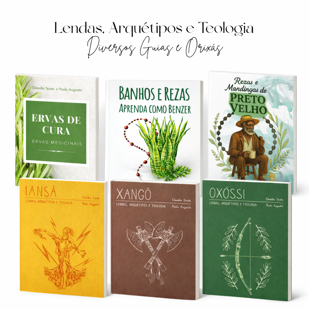 Livros de Bolso Lendas, Arquétipos e Teologia - Diversos Guias e Orixás