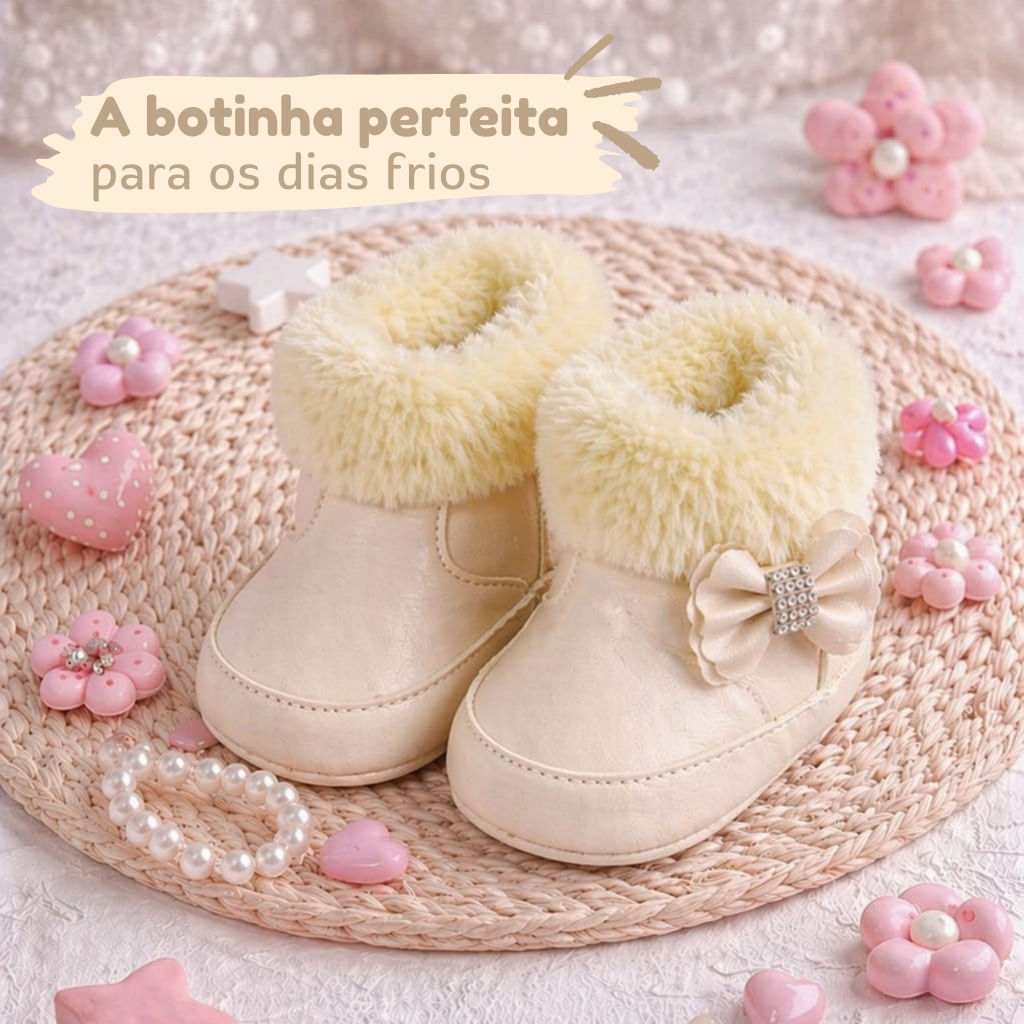 Bota Infantil Feminina Casual – Leve, Confortável e Fácil de Calçar