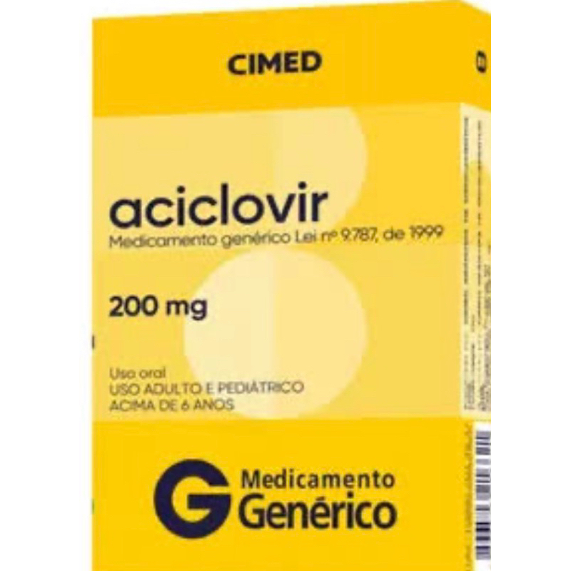 Comprimido para Herpes zoster 200mg 30comprimidos