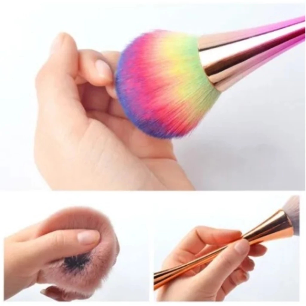 Espanador Pincel De Po Para Unhas De Gel