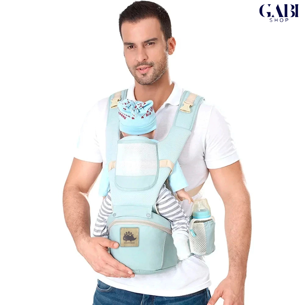 Bolsa Canguru Porta Bebê Passeio Mucca 7 Em 1 Porta-bebês (0 A 36 Meses) GABISHOP