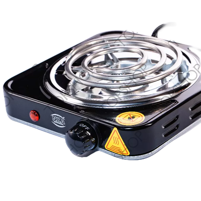 Fogareiro Elétrico 1 Boca 1200W Cooktop Portátil Compatível com Qualquer Panela 110V e 220V
