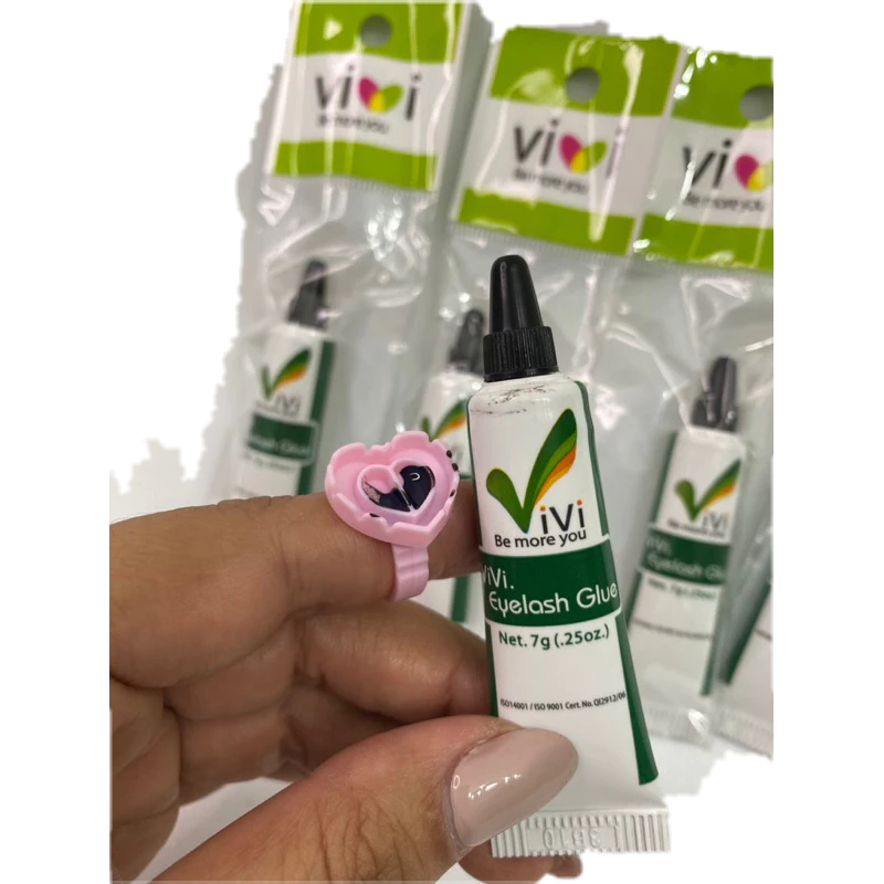 Cola Vivi Mild 7g para Extensão de Cílios Tufinho - Branca / Preta