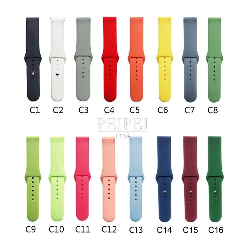 Pulseira Silicone para relógio samsung amazfit GTS 2 MINI ACTIVE 20mm 22mm Enviar Rápido