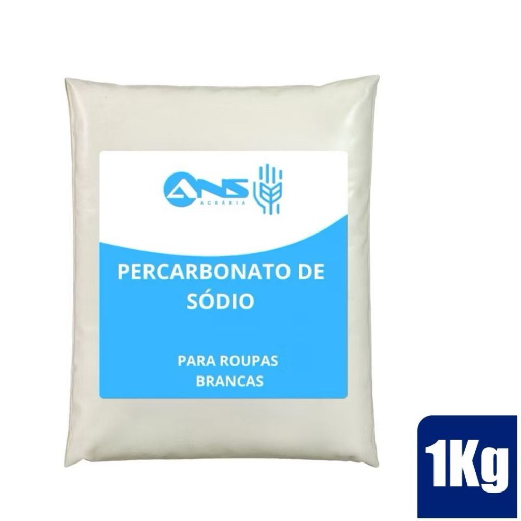 Percarbonato de Sódio 100% Puro Limpeza em Geral Tira Manchas Roupas Brancas e Coloridas