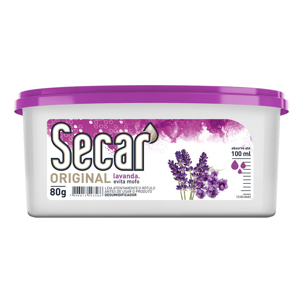 Anti Mofo Secar 80g - Desumidificador, Armario