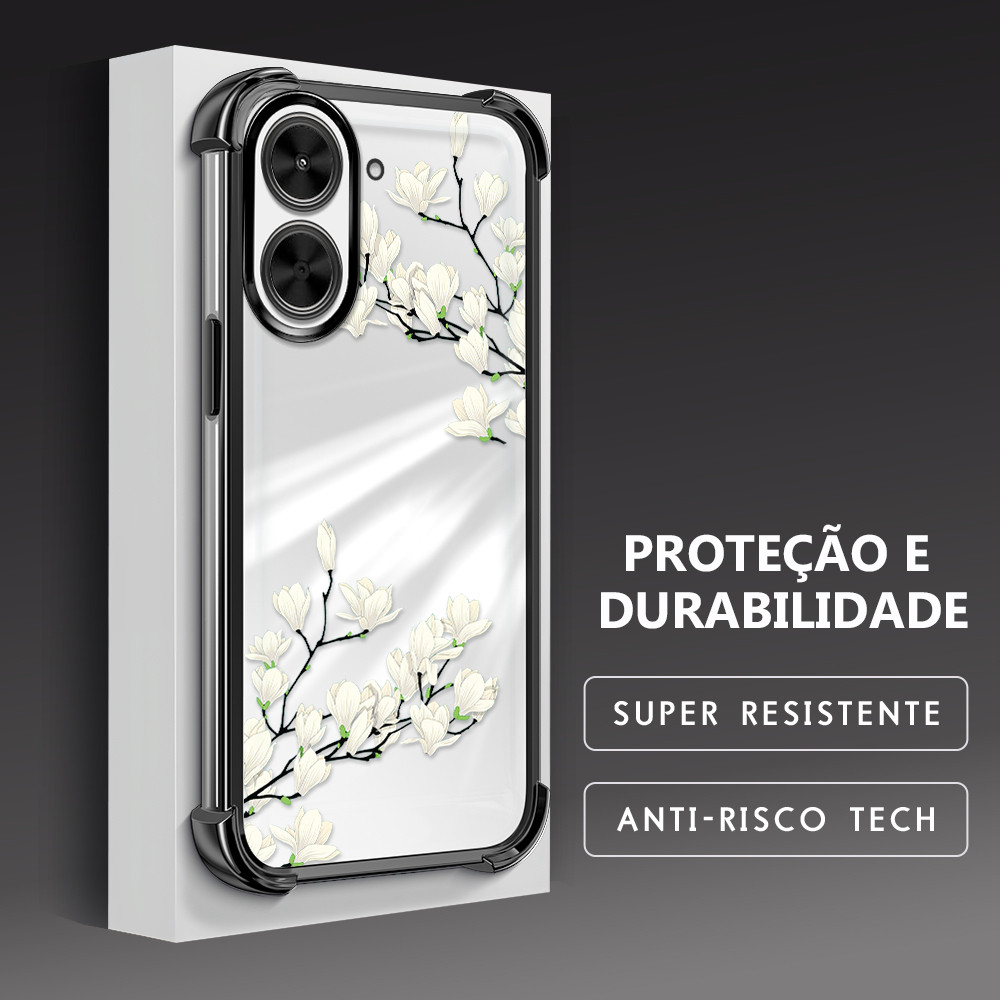 Capinha Para Xiaomi Poco C71 Capa de Transparente Anti Choque Celular FS0523