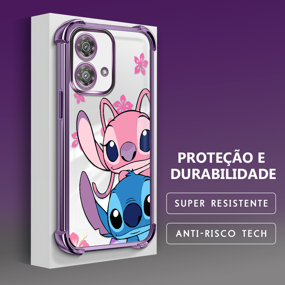 Capinha Para Motorola Moto Edge 40 Neo 5G Capa de Transparente Anti Choque Celular FS0336