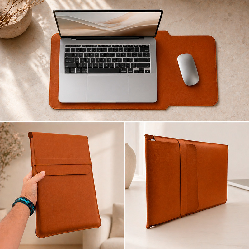 Bolsa Sleeve Case Notebook MacBook 2 em 1 Mouse Pad Sintético Premium Compre Agora