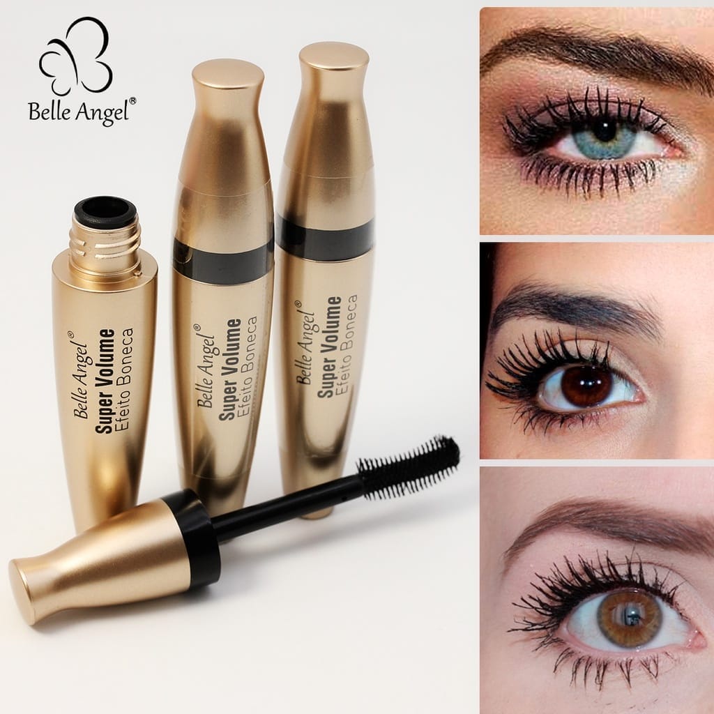 Rímel Máscara de cílios SUPER VOLUME EFEITO BONECA Belle Angel B-039