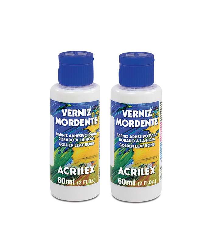 Verniz Mordente Acrilex 60ml Acrilex Kit C/2 Unidades