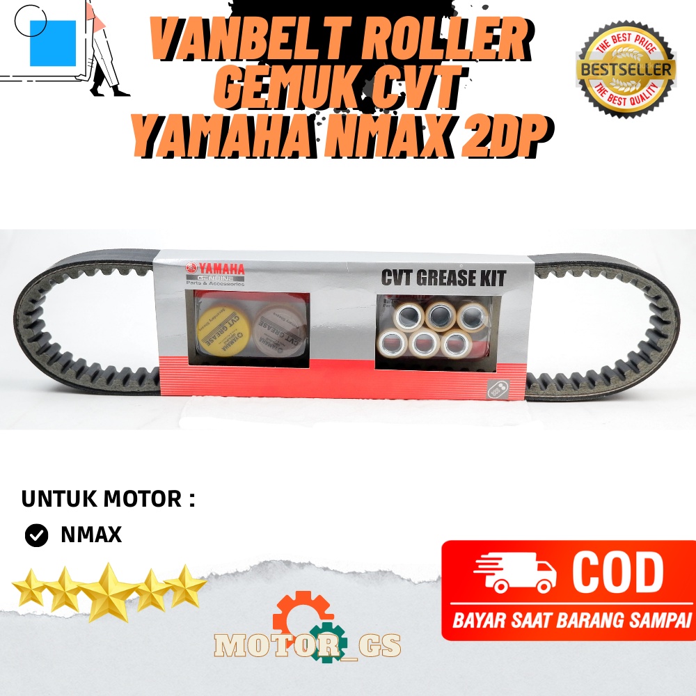 Van belt Nmax ROLLER + Graxa cvt Timing Vbelt Yamaha 2DP-WE76J-00