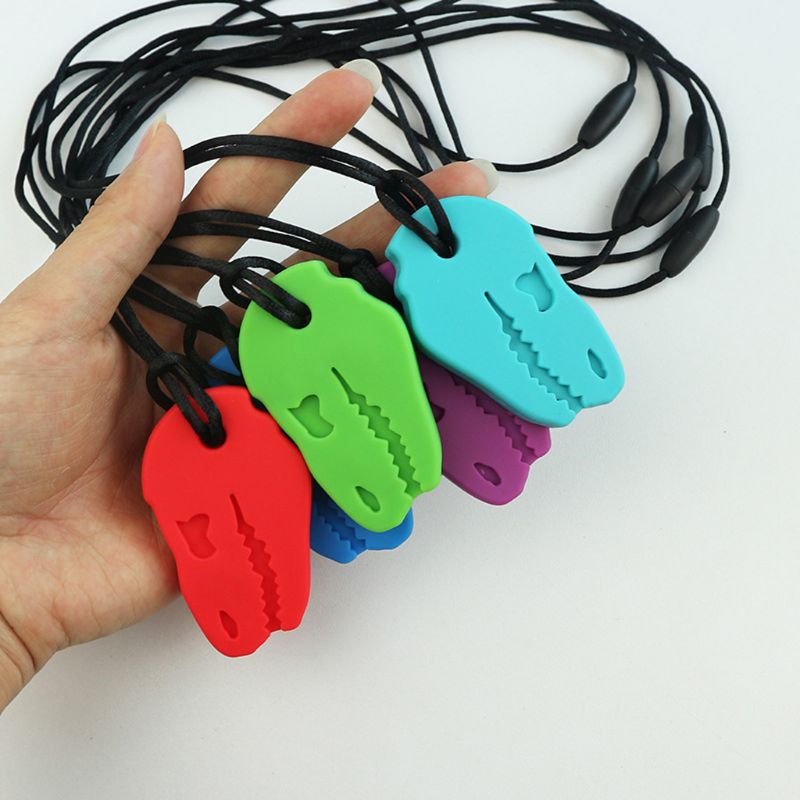 babylove Silicone Teether Baby Colar Mastigação Sensorial Projetado Para Autismo Dentes Cuidados Bebê Mastigador