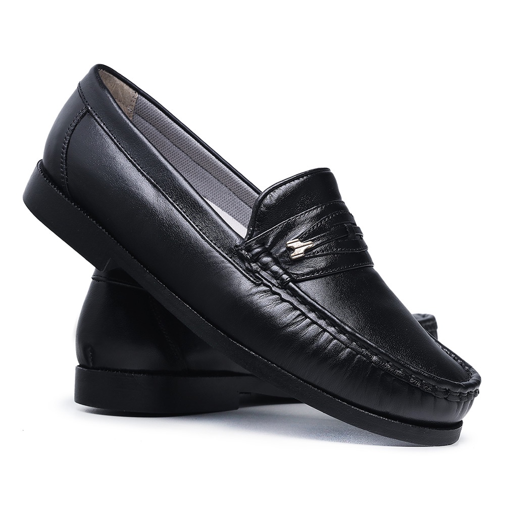 Mocassim Sapatilha Masculino Dockside 1018 Cores Diversas Drive Couro Legítimo Solado Borracha