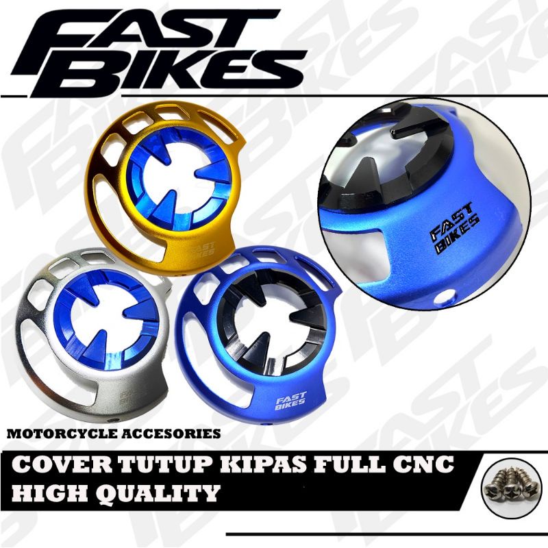 Tampa Do Ventilador Cnc Para Beat , Vario , Scoopy , Fino , Mio , Nouvo , Marca Original De Bicicletas Rápidas