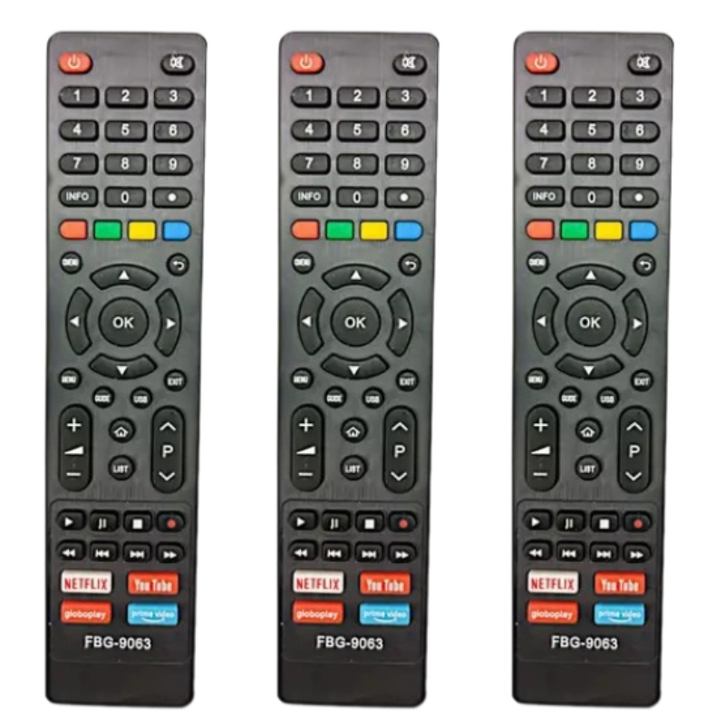 3 Controles Tv Philco Netflix Amazon