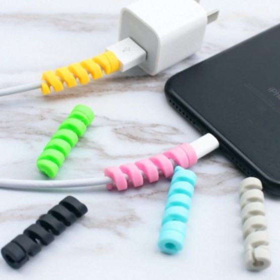 1x Protetor De Cabo Usb Celular Tablet Carregador Usb Colorido