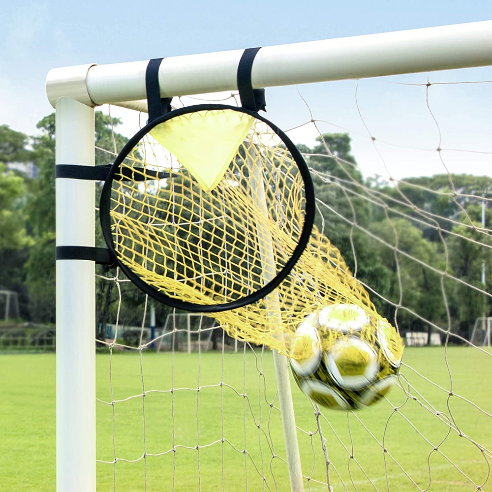 Treinamento De Futebol Tiro Com Alvo Rede Jovem Prática De TopBins Equipamento De