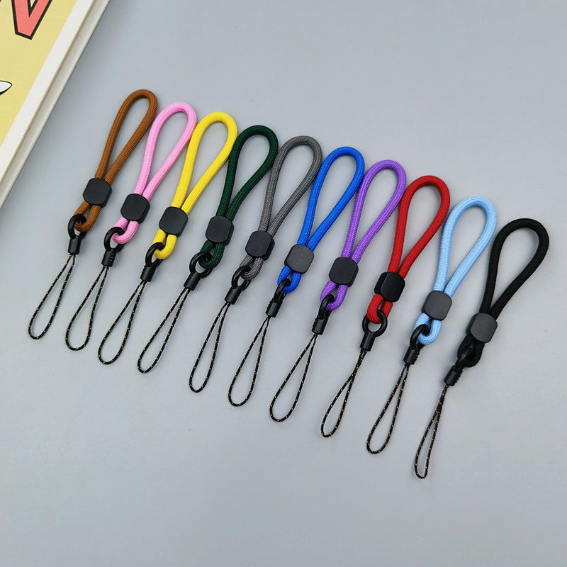 [READY STOCK] Cordão Curto Para Telefone Celular Chave USB Anti-Perda Gadgets Com Câmera Nylon
