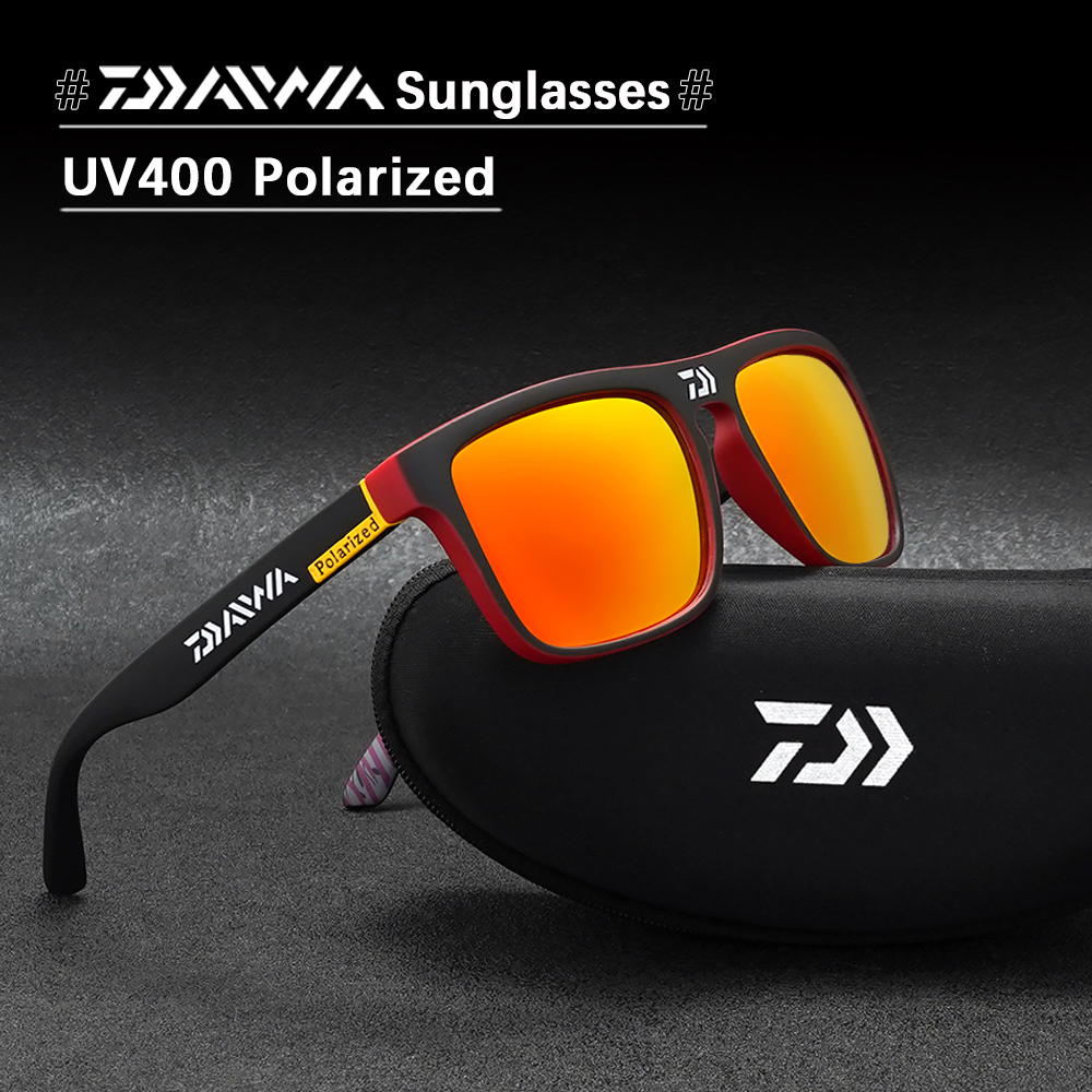 DAIWA óculos de pesca polarizado UV400 2025 masculino corrida esportivo oculos de sol para ciclismo ciclista MTB bike