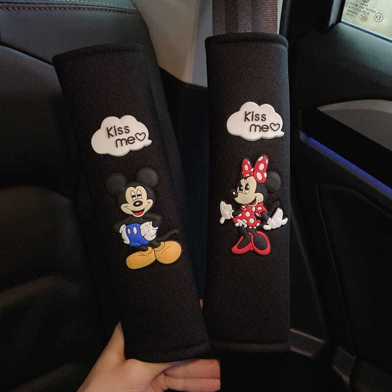 [Faça Você Mesmo] 1Pair Cinto De Segurança Para Carro Alongado Bonito Acessório