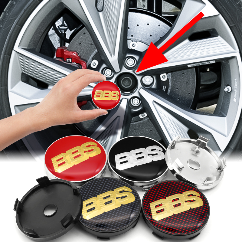 BBS 4pcs 60mm Tampa Do Centro Cubo Carro Pneu Roda Logotipo Autopeças
