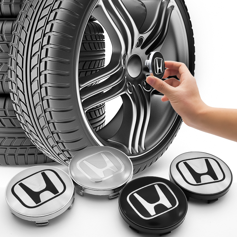 Honda 4pcs 60mm Tampa Do Centro Cubo Carro Pneu Acessórios Padrão Para FIT CR-V Acordo Piloto Vezel Odyssey INSIGHT CLARITY CIVIC
