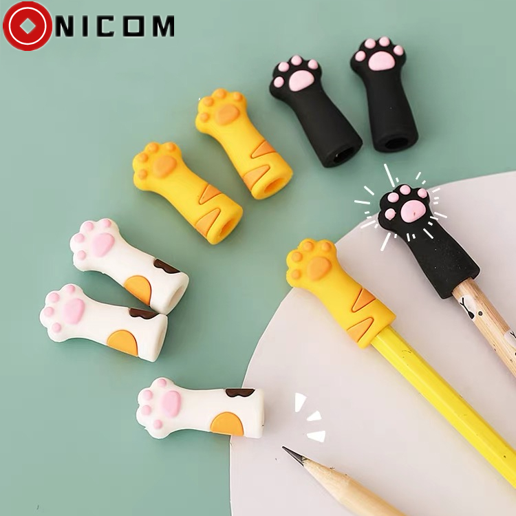 Lápis Extensor De Pata De Gato Bonito Tampa De Caneta Material De Papelaria Escritório Prêmio De Presente NICOM