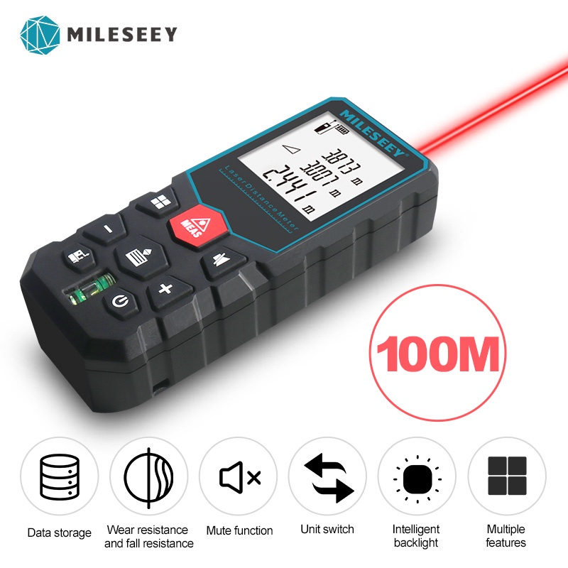 Milhaseey X5 100M Rangefinder Handheld Digital Medidor De Distância Do Laser Portátil Medida Ferramentas Para Home