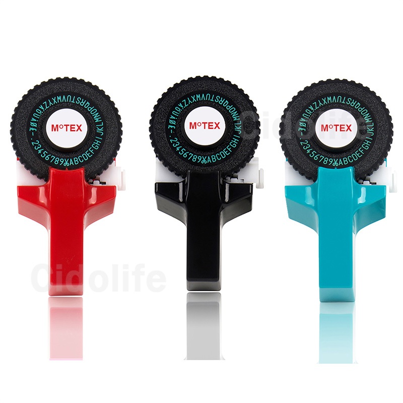 Máquina De Escrever Portátil Original Motex E101 Com Fita Adesiva De 9mm Para dymo 1880 12965