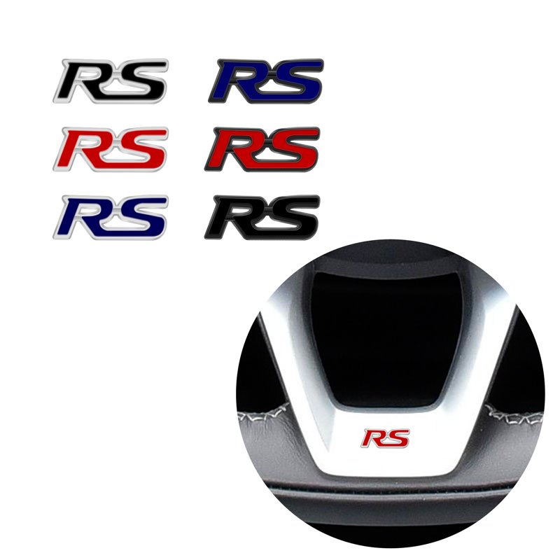 Interior Do Carro Pequeno Adesivo De Metal RS Emblme Auto Console Central Decoração Decalque Estilo Para Chevrolet Cruze