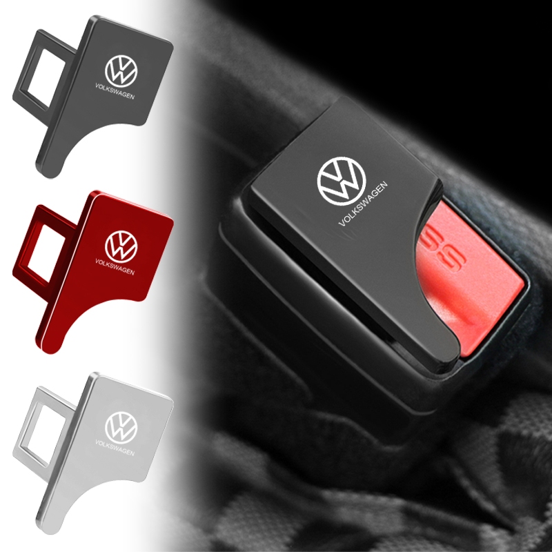 1pcs Cinto De Segurança Metálico Para Carro Fivela De Fecho De Oculta VW Volkswagen Jetta MK5 Golf Passat 3B7 601 171