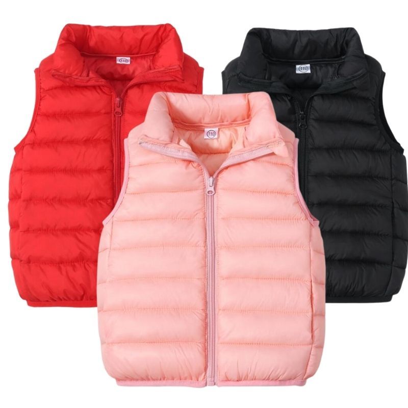 Colete De Inverno Para Meninos Casaco Colarinho Casual Moda Coréia Coletes Meninas