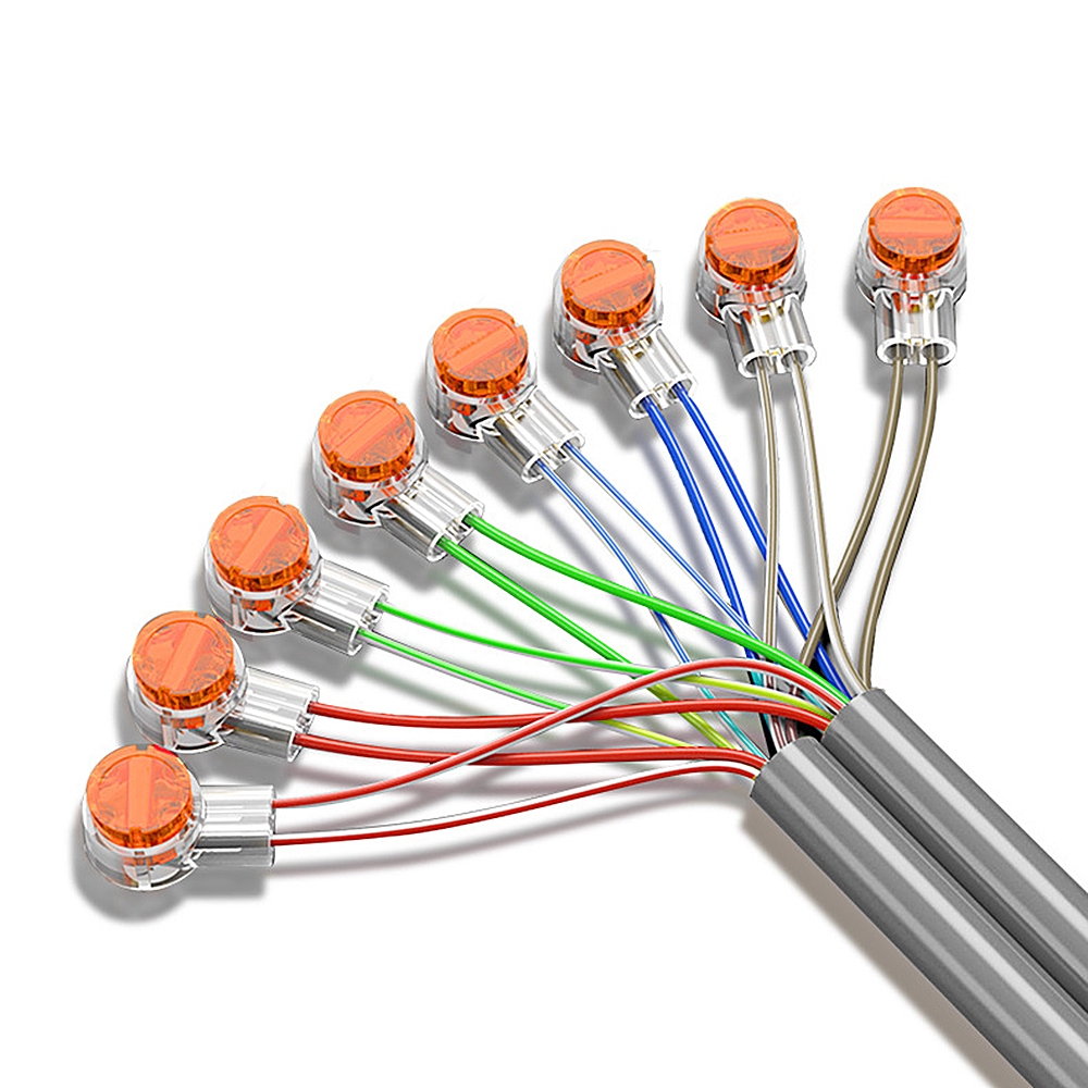 100PCS K1 K2 K3 Conector De Emenda De Fio RJ45 RJ11 Cabo Ethernet Telefônico De Rede UY2 Terminal De