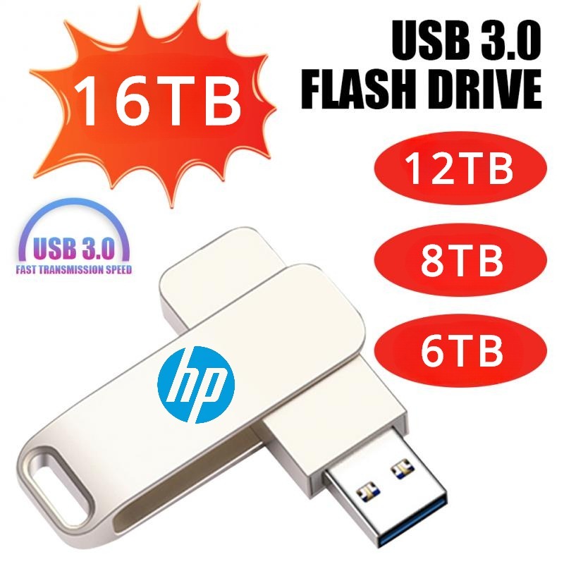 16TB Usb 3.0 Pendrive 12TB Pen Drive 8TB 4TB 1TB Cle Memory Stick U Disco Para Carro De Computador Ps4 Ps5 Telefone