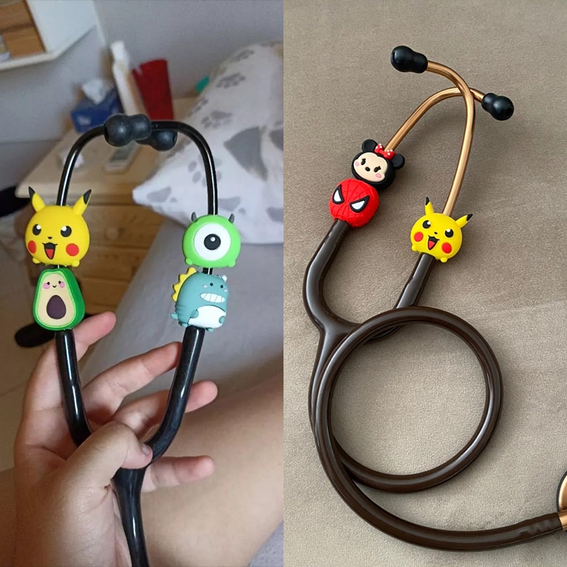 Estetoscópio / Decoração de Estetoscópio Fofo / Acessórios para estetoscópio pediátrico / Estetoscópio de Enfermagem Ace