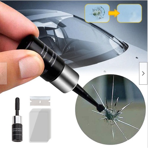 OM Adicionar À Lista De Desejos Ferramenta De Reparo De Brisa De Carro Ferramentas Janelas De Vidro Para Pára-Brisas Zero Rachaduras Tela De Restauração De Resina + Blade + Strips