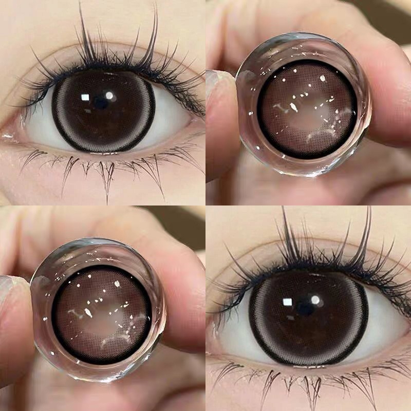 KSSEYE De Contato Coloridas 2pcs Soft Black Blue 14,5mm Grau De Serviço Diário (0,00-8,00) Com Presentes Gratuitos
