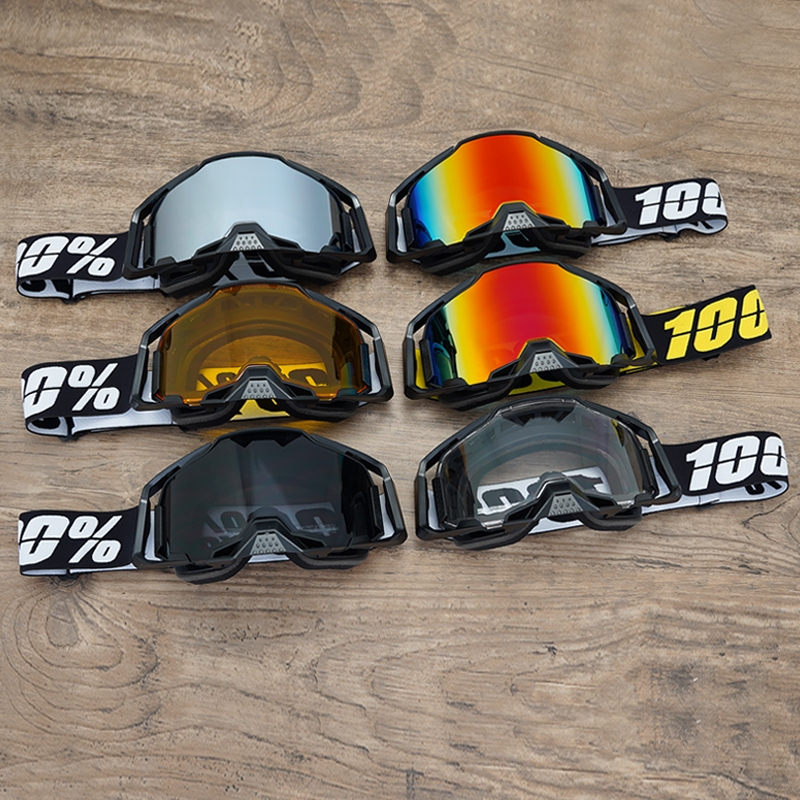 100 % Armega MTB MX Óculos De Motocross Motocicleta Dirt Bike Off Road Capacete Enduro ATV Silicone Antiderrapante Sol À