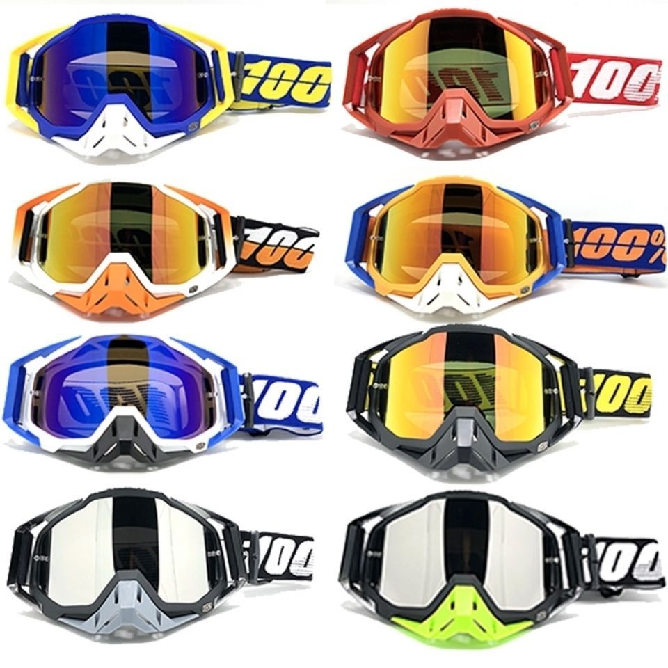 100% 336 óculos de motocross UV400 masculino óculo de capacete esportivo oculos trilha de moto para MTB enduro corrida