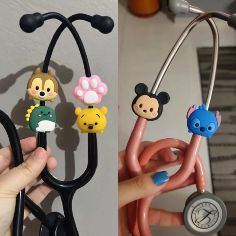 Enfeite De Fofura Personagens Acessório Para Estetoscópio Pediátrico Pingente De Esteto Clinico