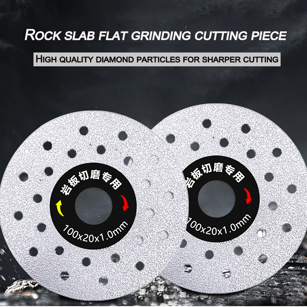 Peças Especiais De Corte Para Placas De Rocha Furo De Serra De Diamante Lâmina Disco Plana Ladrilhos Cerâmicos E Ferramentas Em Fatias Chanfradas De Mármore De Dupla Finalidade