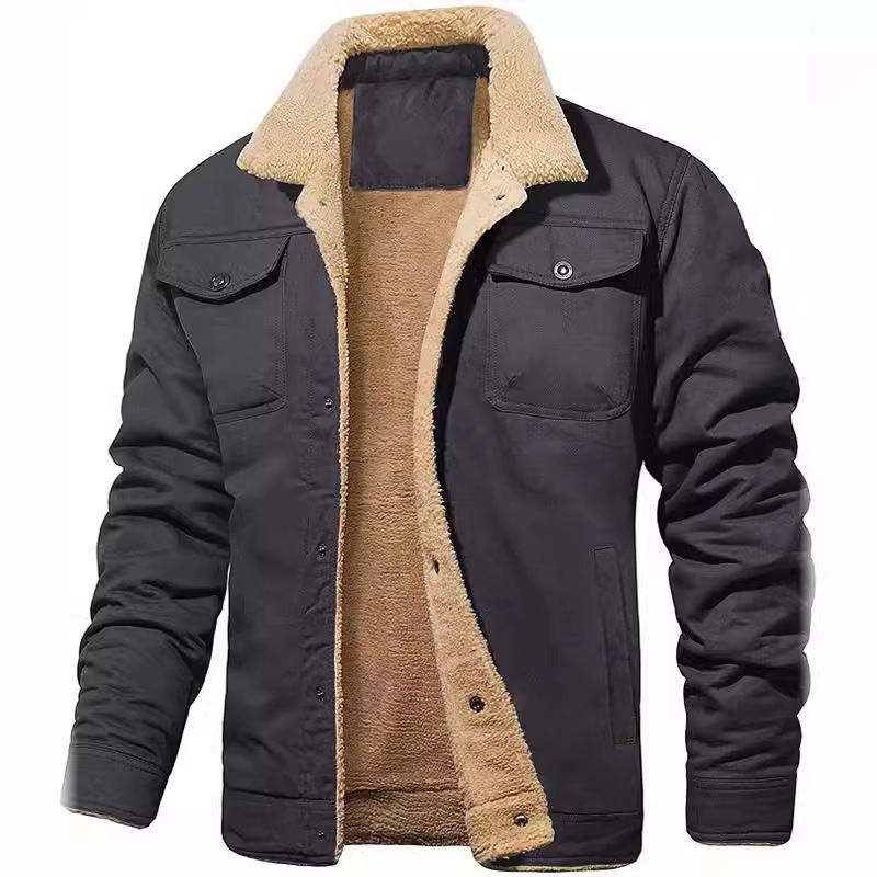 Jaqueta De Masculina De Toque Macio E Quente Ideal Para O Invernos Extremos