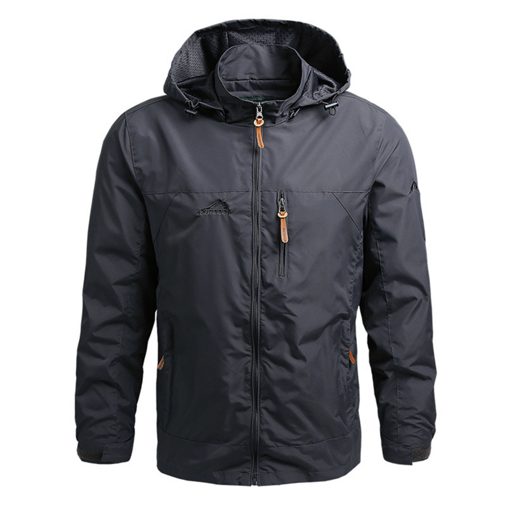 Jaqueta Com Capuz Casaco Corta-Vento Quente À Prova D'água Para Homens Caminhadas Pesca Outerwear Jaquetas Masculinas Do