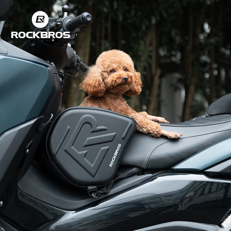 ROCKBROS Saco De Combustível Para Motocicleta Animais Domésticos 14L Viagem EVA Hard Shell NMAX/XMAX/PCX Quick Release