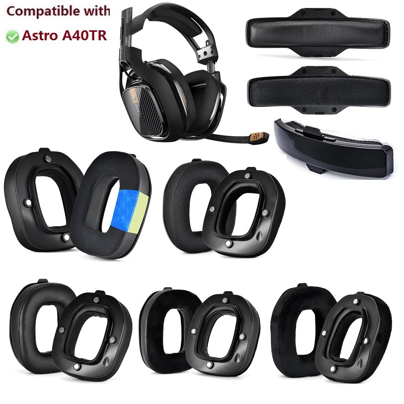Almofadas De Ouvido Para Jogos Logitech Astro A40TR Substituição De Fones Earmuffs Cabeça