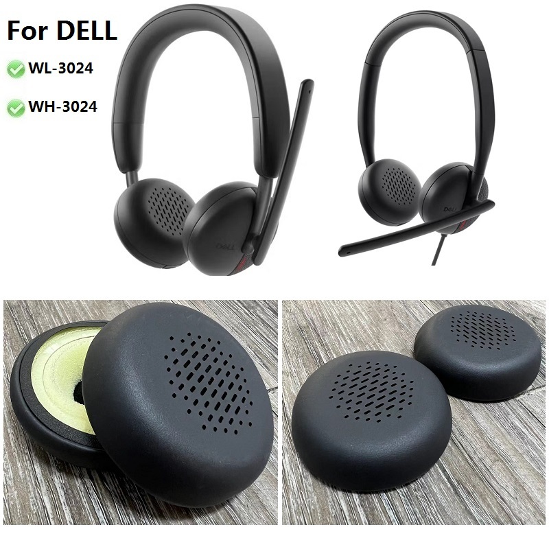 Almofada Para Orelha Original 65mm Dell WL-3024 WH Fones De Ouvido Substituição De Almofadas super Macias