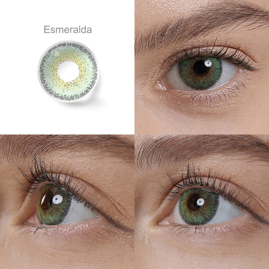 Lente De Contato Colorida Freshgo 14mm-14.5mm Verde/Azul 1 Par