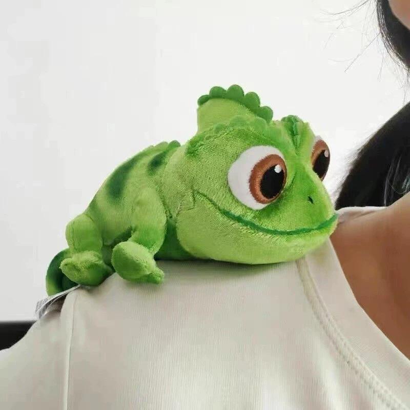 15cm Pascal Rapunzel Camaleão Bonecas De Pelúcia Animais Boneca Ombro Brinquedos Crianças Presentes De Aniversário