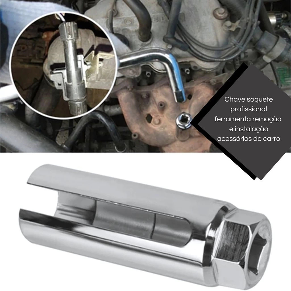 Chave Para Sonda Lambda 22mm Encaixe 3/8 (Abertura 10mm)